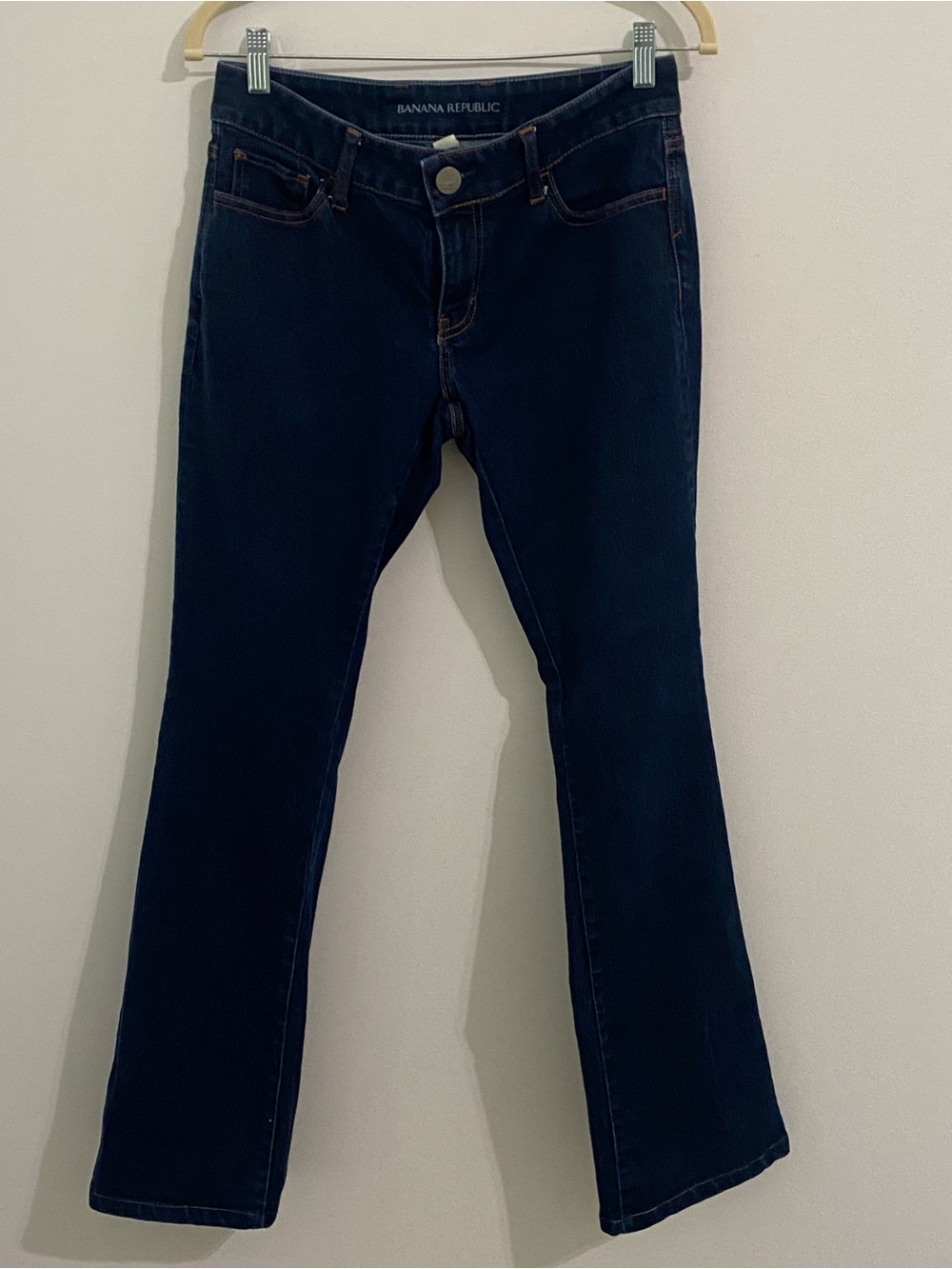 Banana Republic Dark Indigo Stretch Curvy Bootcut Jeans-27